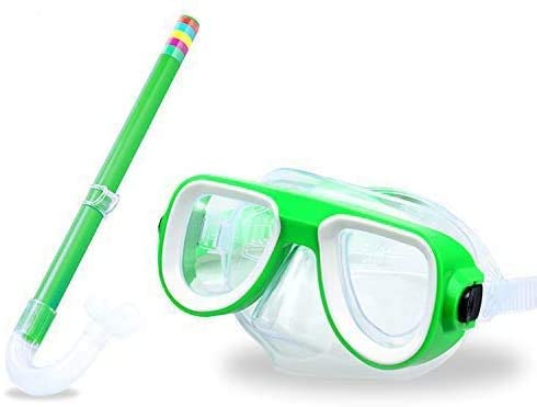 Photo 1 of Adult Mask and Snorkel Set Snorkeling Gear Goggles and Snorkel Set Dry Snorkel Mask Scuba Diving Swimming Pool Training Equipment with Carrying Bag for Youth Men Womens