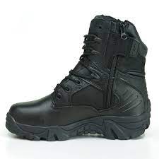 Photo 1 of DELTA MEN'S BLACK TACTICAL BOOTS, SIZE 12