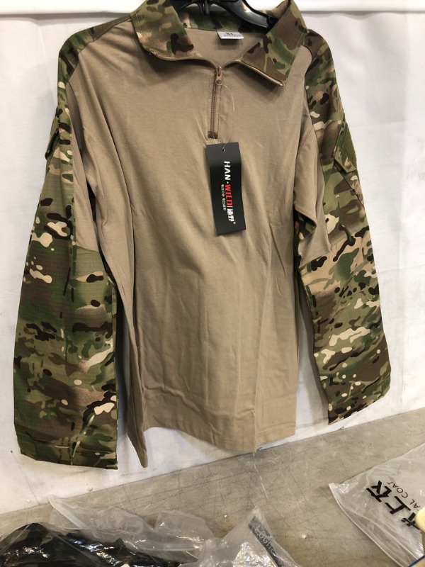 Photo 1 of MEN'S TACTICAL LONG SLEEVE SHIRT, SIZE XL