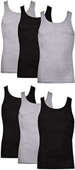 Photo 1 of Hanes Men's 6-Pack Tagless Cotton Tank Undershirt medium
