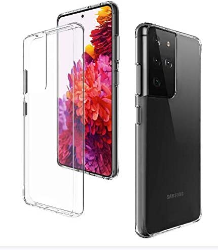 Photo 1 of CasedIn for Samsung Galaxy S21 Ultra (6.8-inch) Case, Extremely Thin Crystal Clear Soft TPU Rubber Excellent Durability Scratch Resistant Anti Slip Cover Case for Samsung Galaxy S30/Galaxy S21(5)