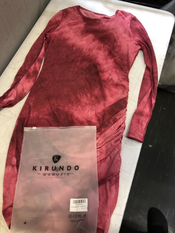 Photo 1 of KIRUNDO WOMENS DRESS RED/PINK TYEDYE SIZE SMALL