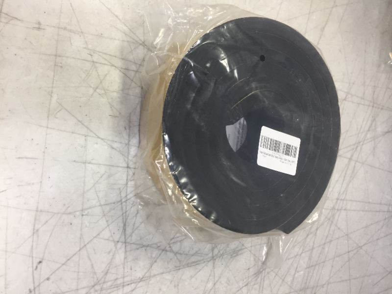 Photo 2 of fowong Adhesive Door Weather Stripping - 2 Rolls, 1/2 Inch Wide X 1/4 Inch Thick, Window Insulation High Density Foam Tape Neoprene Rubber Seal Strip, 2 X 13 Ft, Total 26 Feet