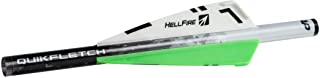 Photo 1 of New Archery Products NAP Quikfletch 3" Hellfire Fletching (6 Pack), Green, One Size, Model: 60-016