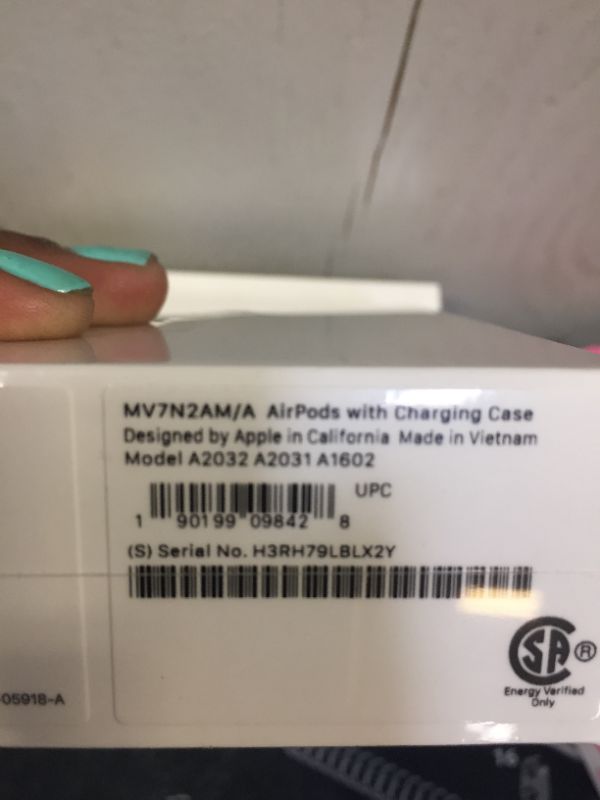 Photo 1 of Apple AirPods (2nd Generation)ONE PAIR