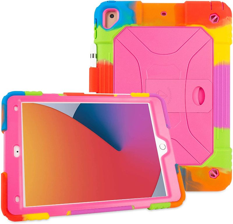 Photo 1 of 
iPad 10.2 Case 10.2 inch 2019 2020 Releases Case iPad 10.2 Case Kickstand Soft Silicone Shockproof Protective Case for Kids for iPad 7th 8th Generation 2019..