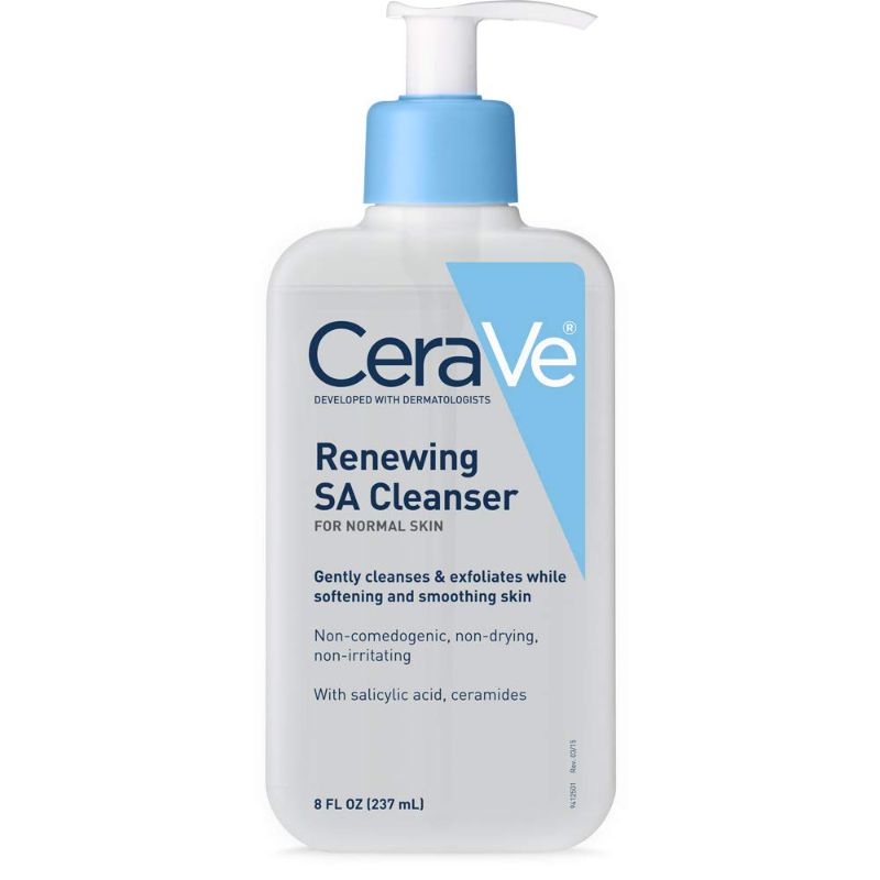 Photo 1 of CeraVe SA Cleanser | Salicylic Acid Face Wash with Hyaluronic Acid, Niacinamide & Ceramides| BHA Exfoliant for Face | 8 Ounce