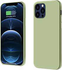 Photo 1 of DOUDING Compatible with iPhone 12 Case, Designed for iPhone 12 Case 6.1 inch 2020, Liquid Silicone Gel Rubber Full Body Protection Shockproof Drop Protection Case, Matcha Green