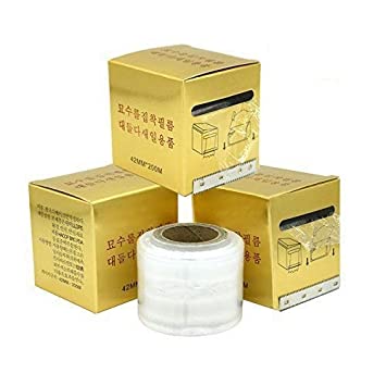Photo 1 of 3 PCS Disposable Eyebrow Tattoo Plastic Wrap Preservative Film, Make Up Supplies Wrap Cover Tape Roll