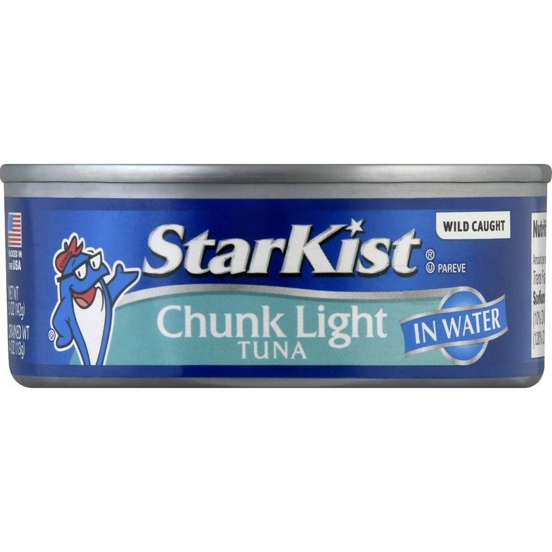 Photo 1 of StarKist Chunk Light Tuna in Water, 5 oz, 48 Count, Best by 03/20/2025