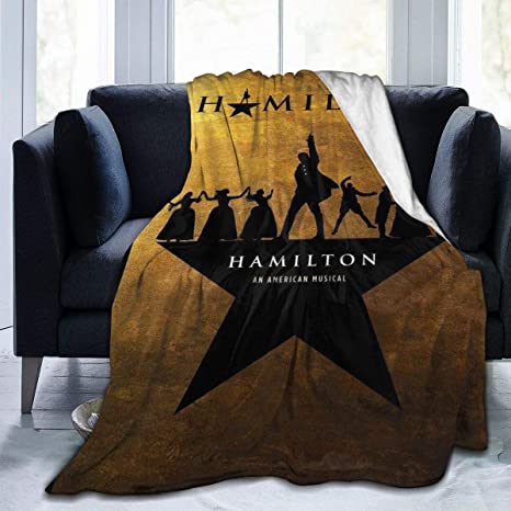 Photo 1 of american musical hamilton micro fleece blanket for living room 50x40 inch