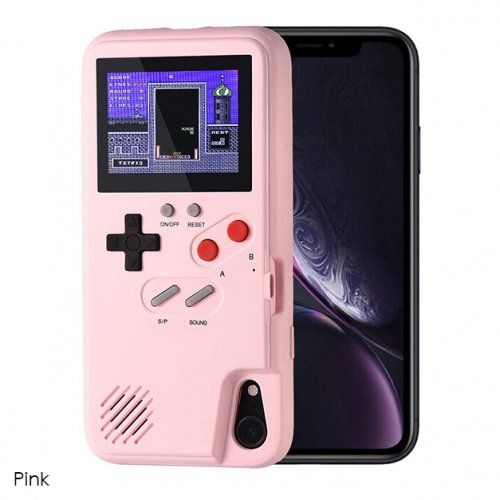 Photo 1 of Retro Gaming Phone Case with 36 Games Built-In - Pink- iPhone 11 Pro