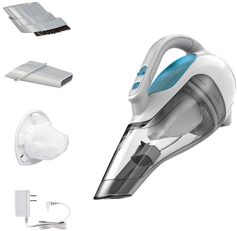 Photo 1 of BLACK+DECKER Dusbuster Handheld Vacuum ION Hand, Cordless, Flexi Blue/ Grey / White