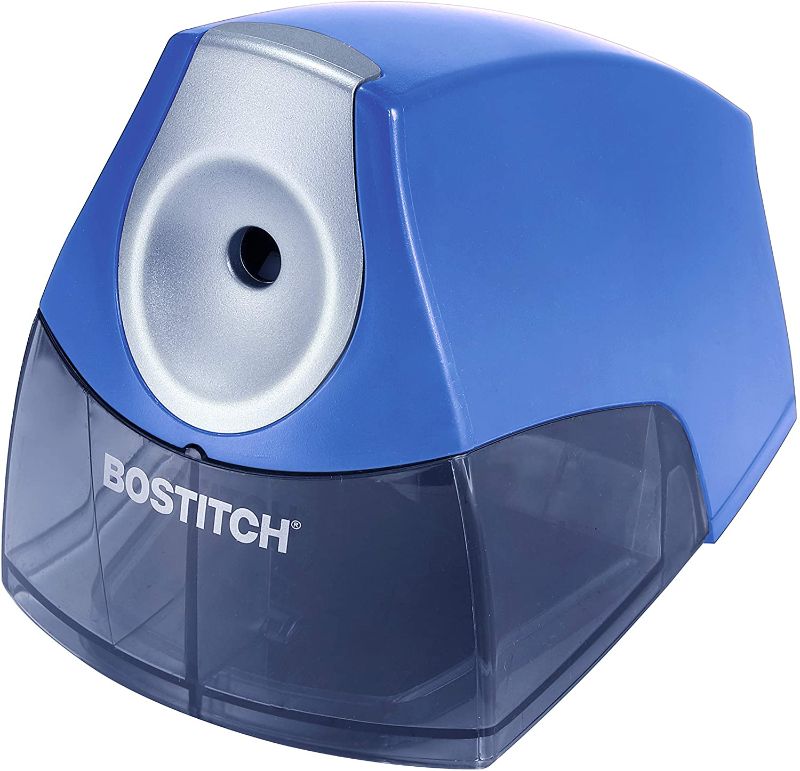 Photo 1 of Bostitch Office Personal Electric Pencil Sharpener, Navy Blue (EPS4-KTBLUE)