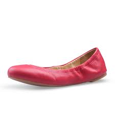 Photo 1 of czzptc ballet flats, red leather, size 9M