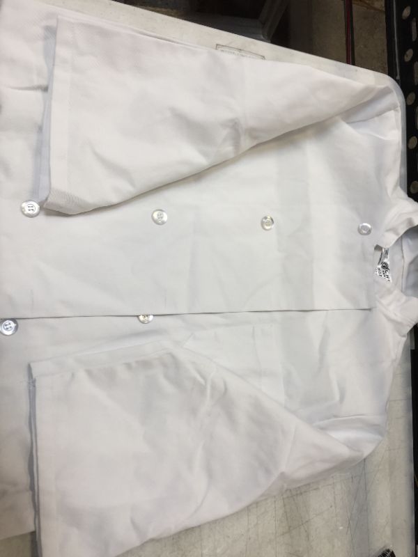 Photo 2 of Chef Designs Men's Rk Eight Pearl Button Chef Coat, White, M-Reg