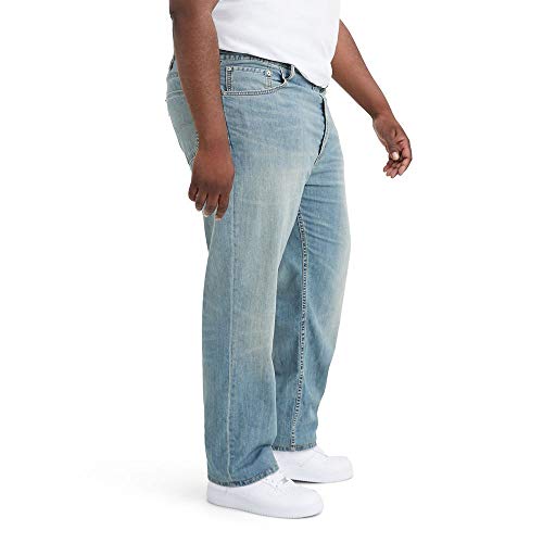 Photo 1 of Levi's Men's 559 Relaxed Straight Jean, Big & Tall, Wellington (Waterless), 46W x 30L