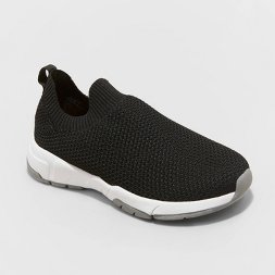 Photo 1 of Boys' Kylo Slip-On Mesh Apparel Sneakers - Cat & Jack™ Black/White