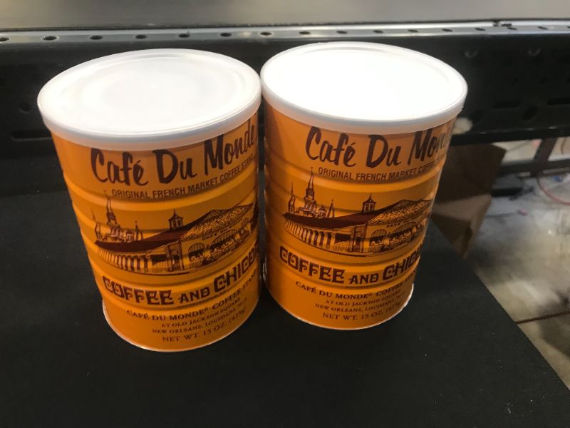 Photo 2 of 2x Cafe Du Monde Coffee and Chicory - 15 oz
Exp: July 25, 2022