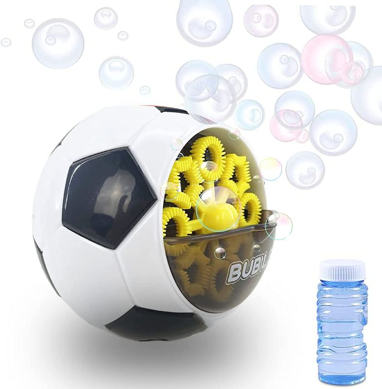 Photo 1 of Bubble Machine,Basketball Bubble Maker for Kids Toddlers,Outdoor Automatic Bubble Blower Without Bubble Solution,Summer Bubble Toys Gifts for Boys Girls