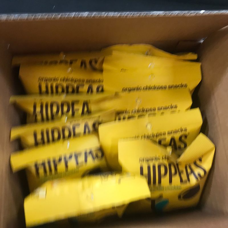 Photo 2 of 12 Pack HIPPEAS Organic Vegan White Cheddar Cheezy Chickpea Snacks, 1.5 Oz Bag
Best Before: 10/02/2021