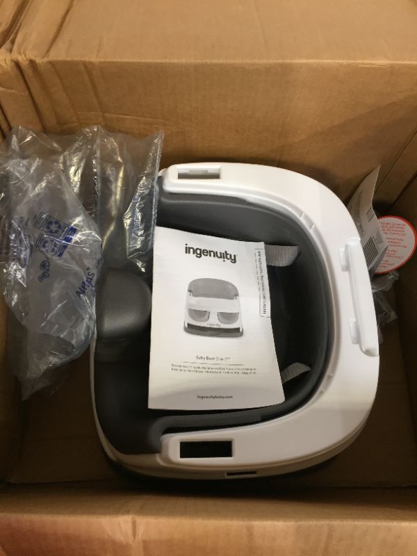 Photo 1 of Ingenuity Baby Base 2-in-1 Booster Feeding and Floor Seat with Self-Storing Tray --missing back of seat--