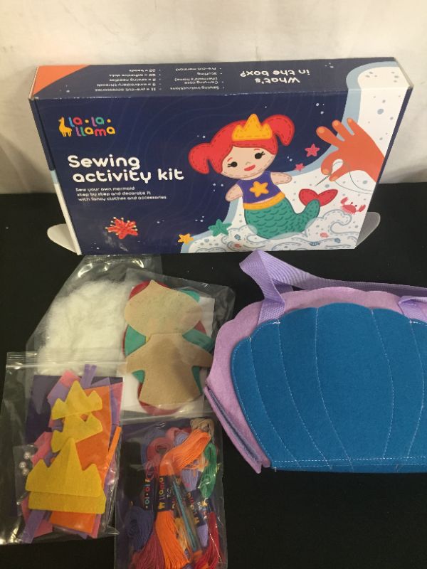 Photo 1 of little girl sewing kit 