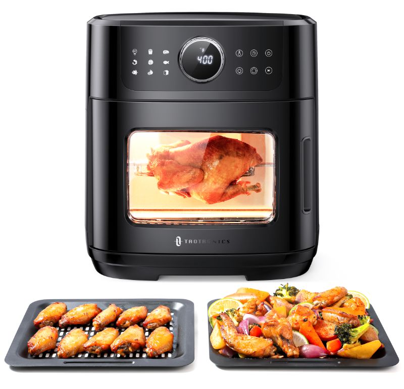 Photo 1 of TaoTronics 1700W Air Fryer, 9 in 1 Air Fryer Oven with Dehydrate, Toast Oven, Bake, Roast
