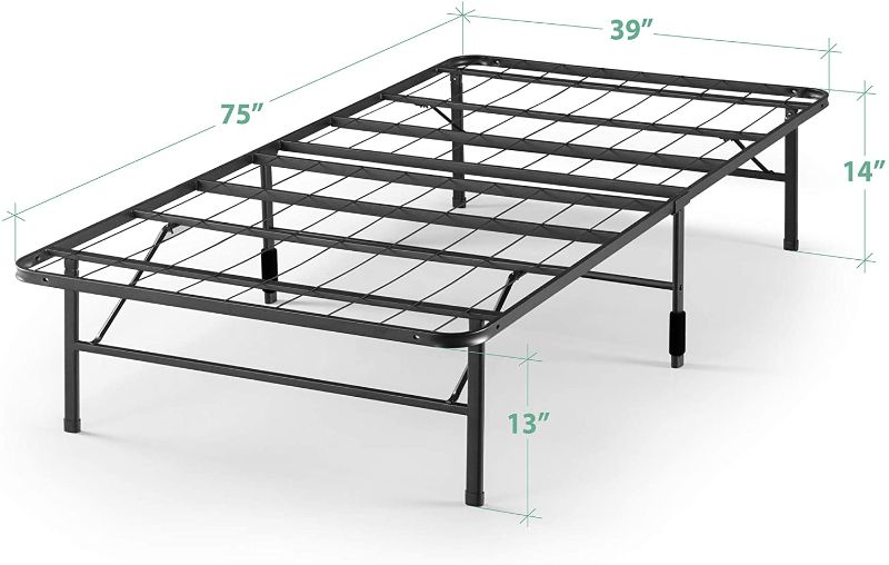 Photo 1 of  metal platform bed twin