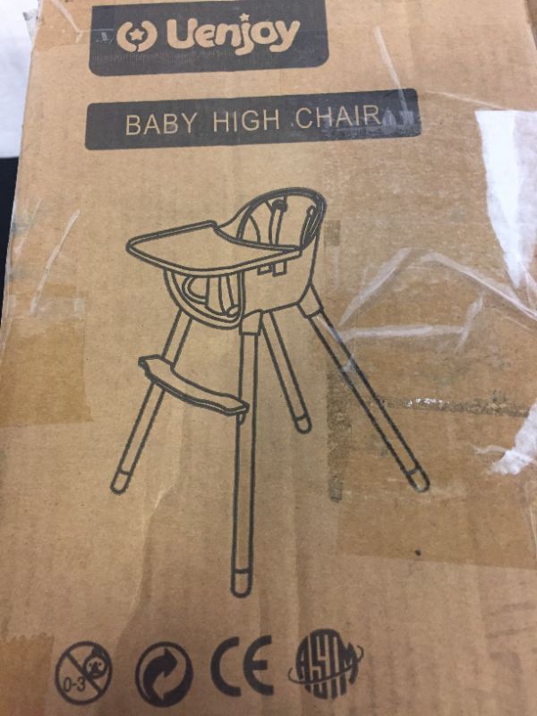 Photo 1 of BABY HIGH CHAIR WHITE/BEIGE