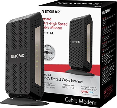 Photo 1 of NETGEAR CM1000 UltraHigh Speed Cable Modem  DOCSIS 31 Certified for XFINITY by Comcast CM1000