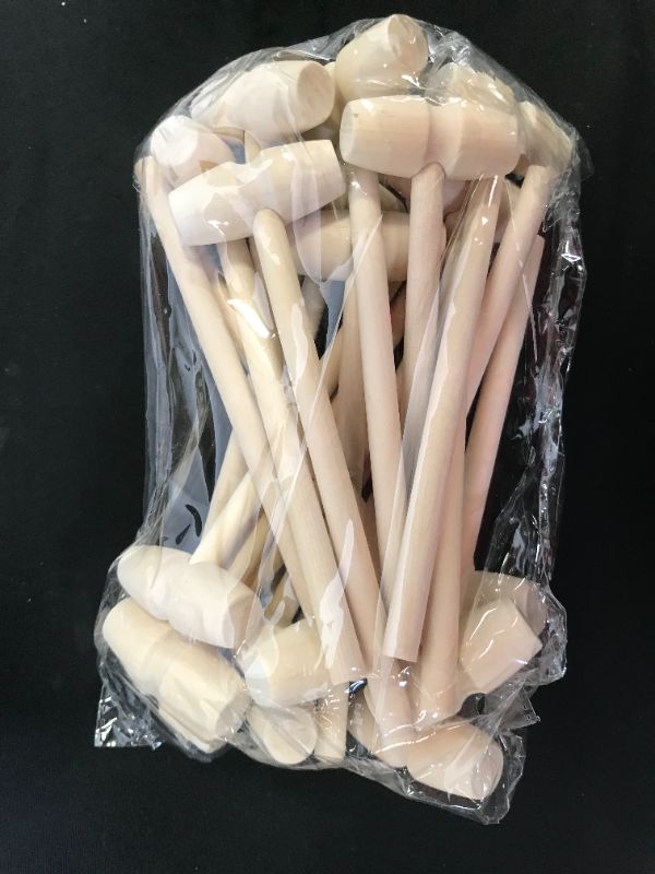 Photo 1 of 20pc small wooden crab/lobster mallets 