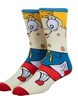 Photo 1 of Spongebob Cartoon Character Mrs. Puff Mens Crew Socks
sock size 10-13