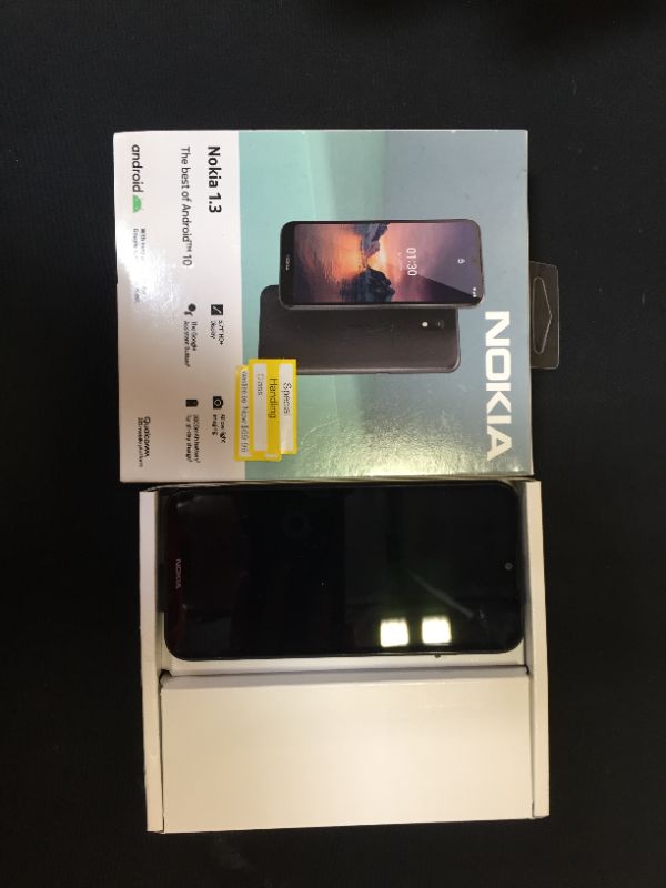 Photo 2 of Nokia 1.3 TA-1207 CHARCOAL 16GB Storage 1GB RAM Smartphone 