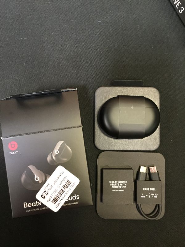 Photo 4 of Beats Studio Buds True Wireless Noise Cancelling Bluetooth Earbuds --BRAND NEW only opened for picture--
