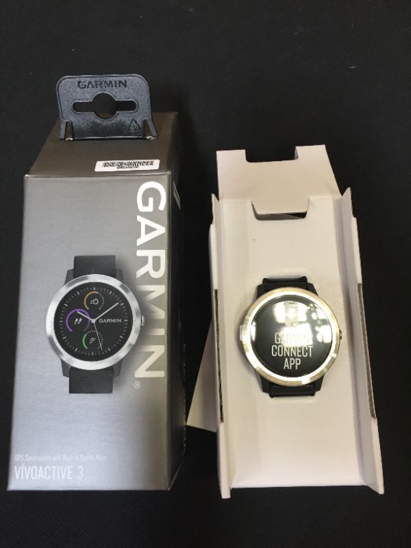 Photo 2 of Garmin Vívoactive 3 Smartwatch - Black/Silver