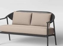 Photo 1 of --ONE--Dekker Patio Loveseat with Lumbar Back Cushion