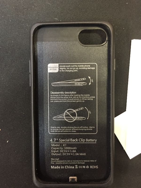 Photo 2 of wireless charging case 
model unknown 
