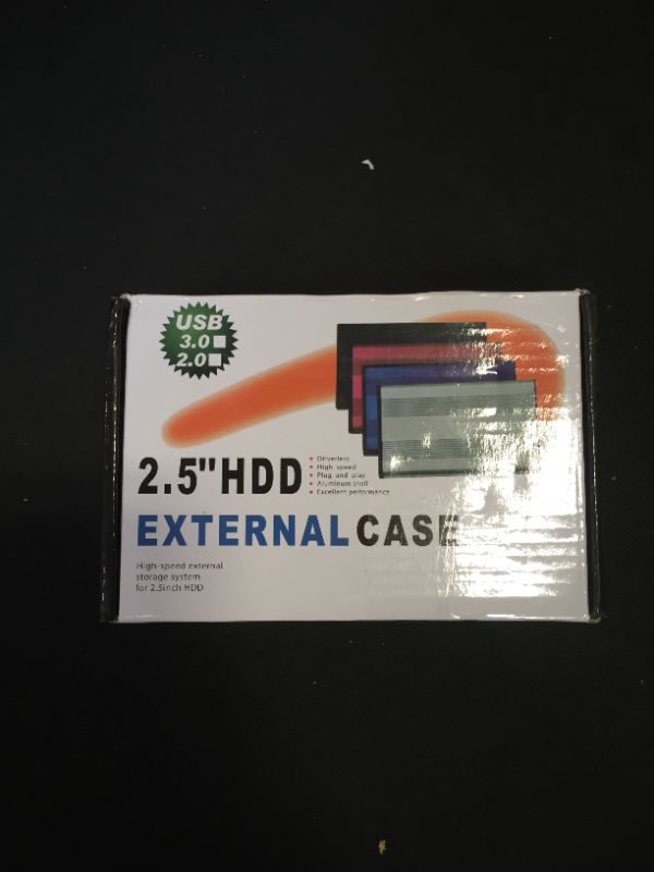 Photo 1 of 2.5' hdd external case (unable to test in facilities)