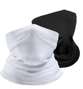 Photo 1 of Face Mask Neck Gaiter Bandanna SET OF TWO Scarf Dust Cover Headband Washable