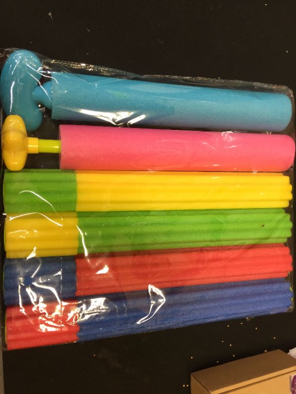 Photo 1 of 5 pack of pool noodle squirt guns