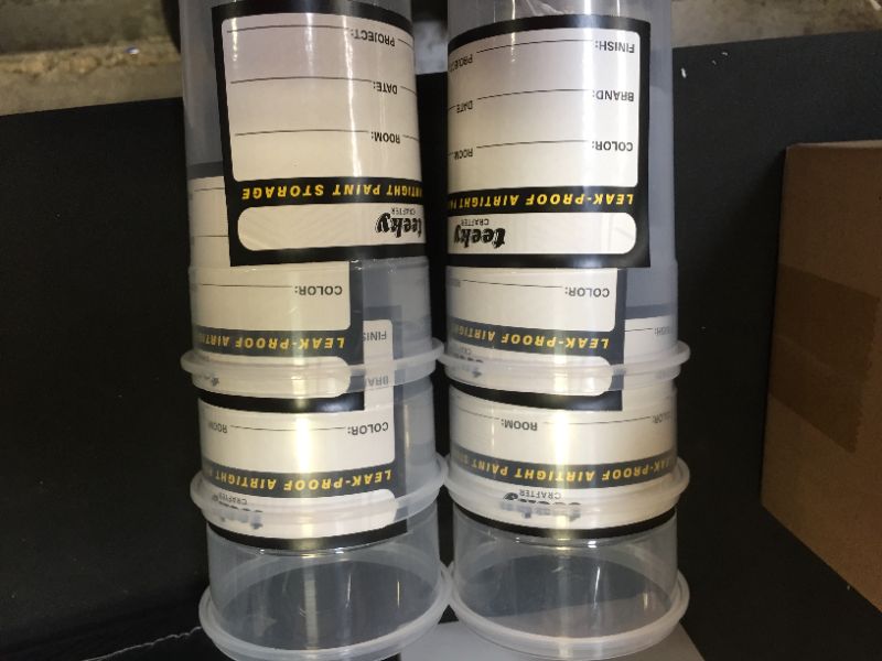 Photo 1 of 6pcs of paint holder jars