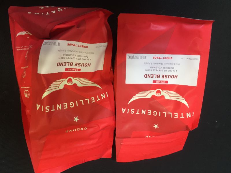 Photo 1 of 2 pack of Intelligentsia Coffee, Ground, House Blend - 12 oz