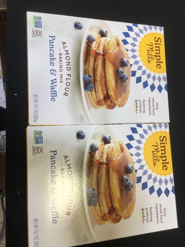 Photo 1 of 2 pack of Simple Mills Almond Flour Pancake And Waffle Mix - Case Of 6 - 10.7 Oz.