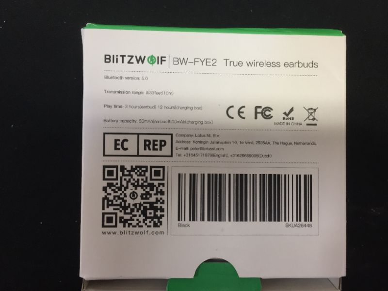 Photo 3 of BlitzWolf BW-FYE2  true Wireless earbuds 