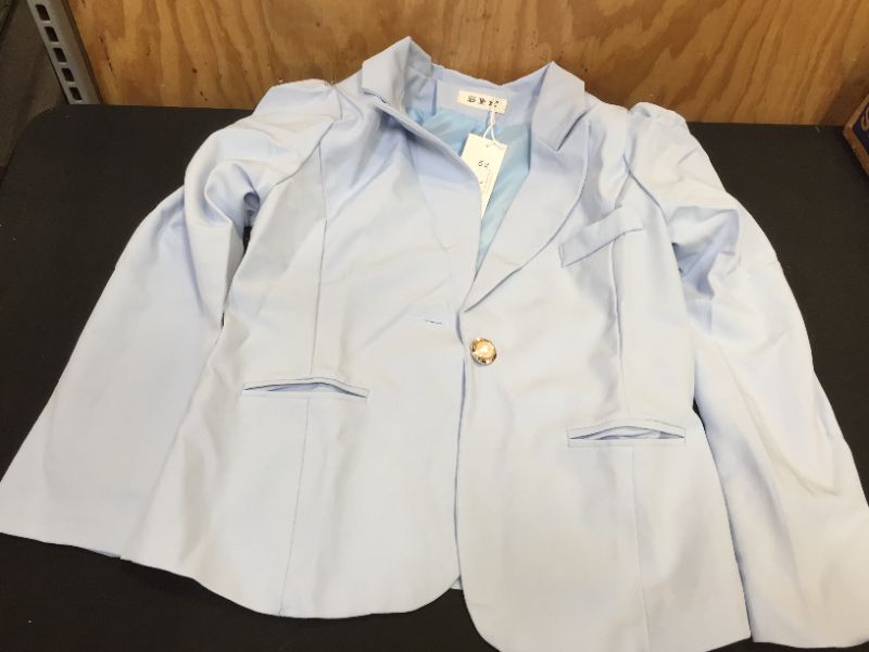 Photo 1 of Baby blue women's jacket  size L ---- looks like size small