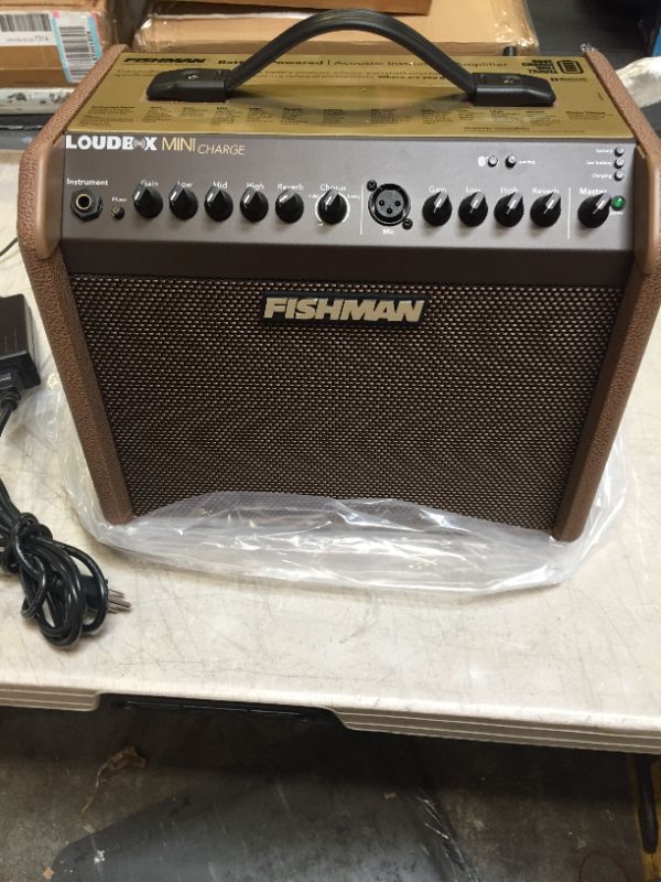 Photo 3 of Fishman Loudbox Mini Charge 60-Watt Battery Powered Acoustic Combo Amp