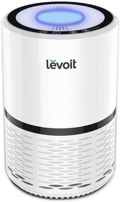 Photo 1 of LEVOIT Air Purifiers for Home, H13 True HEPA Filter for Smoke, Dust, Mold, and Pollen in Bedroom, Ozone Free, Filtration System Odor Eliminators for Office with Optional Night Light, 1 Pack, White
