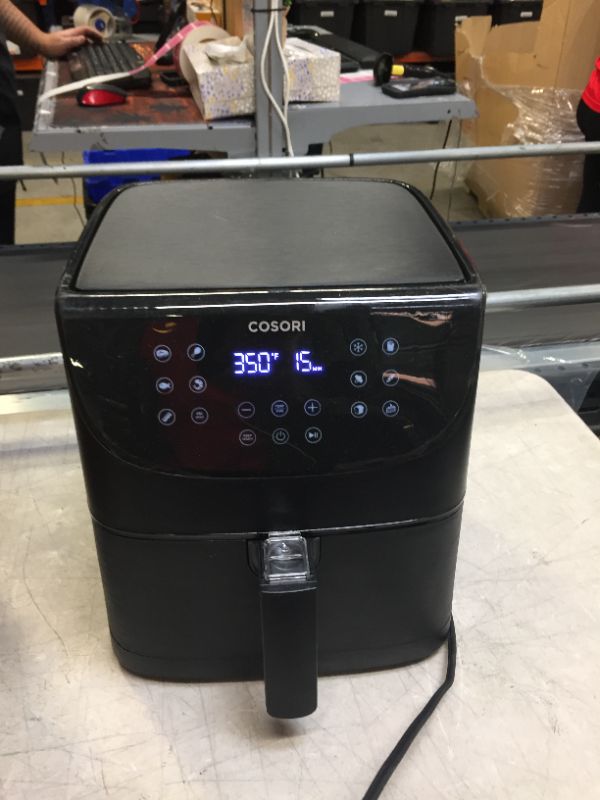 Photo 1 of COSORI Air Fryer Max XL(100 Recipes) Digital Hot Oven Cooker, One Touch Screen with 13 Cooking Functions, Preheat and Shake Reminder, 5.8 QT, Black
