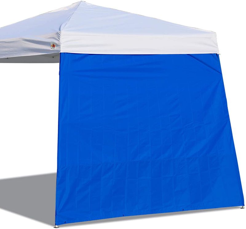 Photo 1 of ABCCANOPY Canopy Side Wall for 10'x 10' Slant Leg Canopy Tent, 1 Pack Sidewall Only, Blue
